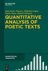 Buchcover Quantitative Analysis of Poetic Texts