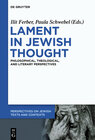 Buchcover Lament in Jewish Thought