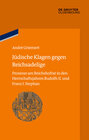 Buchcover Jüdische Klagen gegen Reichsadelige