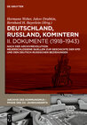 Buchcover Deutschland, Russland, Komintern / Deutschland, Russland, Komintern - Dokumente (1918–1943)