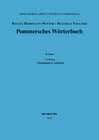 Buchcover Pommersches Wörterbuch / Schauhband – schnuben