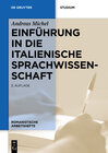 Buchcover Einführung in die italienische Sprachwissenschaft