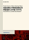 Buchcover Georg Friedrich Meier (1718–1777)