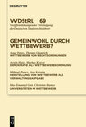 Buchcover Gemeinwohl durch Wettbewerb?