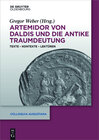 Buchcover Artemidor von Daldis und die antike Traumdeutung