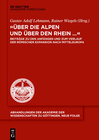 Buchcover "Über die Alpen und über den Rhein..."