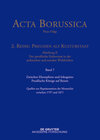 Buchcover Acta Borussica - Neue Folge. Preußen als Kulturstaat. Der preußische... / Zwischen Ehrenpforte und Inkognito: Preußische