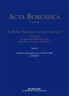 Buchcover Acta Borussica - Neue Folge. Preußen als Kulturstaat. Der preußische... / Preußens Zensurpraxis von 1819 bis 1848 in Que
