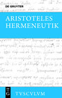 Buchcover Hermeneutik / Peri hermeneias