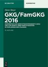 Buchcover GKG/FamGKG 2016