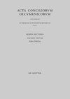 Buchcover Acta conciliorum oecumenicorum. Series Secunda. Concilium Universale Nicaenum Secundum / Concilii Actiones VI-VII