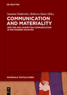 Buchcover Communication and Materiality