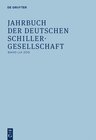 Buchcover Jahrbuch der Deutschen Schillergesellschaft / 2015
