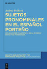Buchcover Sujetos pronominales en el español porteño
