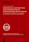 Buchcover Hierarchie, Kooperation und Integration im Europäischen Rechtsraum