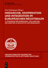 Buchcover Hierarchie, Kooperation und Integration im Europäischen Rechtsraum