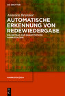 Buchcover Automatische Erkennung von Redewiedergabe