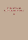 Buchcover Johann Rist: Sämtliche Werke / Dichtungen 1634–1642
