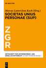 Buchcover Societas Unius Personae (SUP)
