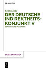 Buchcover Der deutsche Indirektheitskonjunktiv