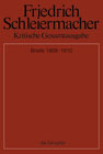 Buchcover Friedrich Schleiermacher: Kritische Gesamtausgabe. Briefwechsel und... / Briefwechsel 1809-1810