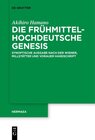 Buchcover Die frühmittelhochdeutsche Genesis