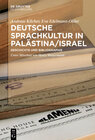 Buchcover Deutsche Sprachkultur in Palästina/Israel