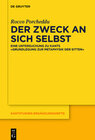 Buchcover Der Zweck an sich selbst