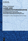 Buchcover Land und Landeshistoriographie