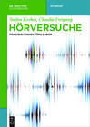 Buchcover Hörversuche