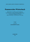 Buchcover Pommersches Wörterbuch / Schnubendüwel – sörreher
