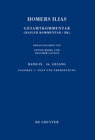 Buchcover Homerus: Homers Ilias. Sechzehnter Gesang / Text und Übersetzung