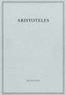 Buchcover Aristoteles: Werke / Analytica Priora Buch II