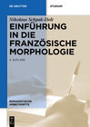 Buchcover Einführung in die französische Morphologie