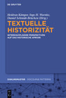 Buchcover Textuelle Historizität