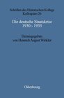 Buchcover Die deutsche Staatskrise 1930 - 1933