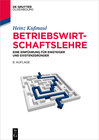 Buchcover Betriebswirtschaftslehre