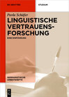 Buchcover Linguistische Vertrauensforschung