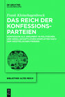 Buchcover Das Reich der Konfessionsparteien