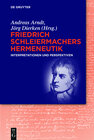 Buchcover Friedrich Schleiermachers Hermeneutik