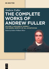Buchcover Andrew Fuller: The Complete Works of Andrew Fuller / Apologetic Works 1