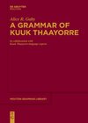 Buchcover A Grammar of Kuuk Thaayorre