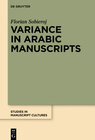 Buchcover Variance in Arabic Manuscripts