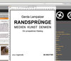 Buchcover RANDSPRÜNGE - Medien Kunst Denken