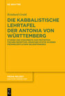 Buchcover Die kabbalistische Lehrtafel der Antonia von Württemberg
