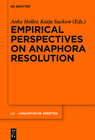 Buchcover Empirical Perspectives on Anaphora Resolution