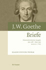 Buchcover Johann Wolfgang von Goethe: Briefe / Briefe 20. Juni 1788 – Ende 1790