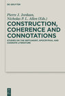 Buchcover Construction, Coherence and Connotations