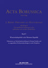 Buchcover Acta Borussica - Neue Folge. Preußen als Kulturstaat. Der preußische... / Wissenschaftspolitik in der Weimarer Republik