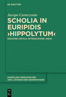 Buchcover Scholia in Euripidis "Hippolytum"